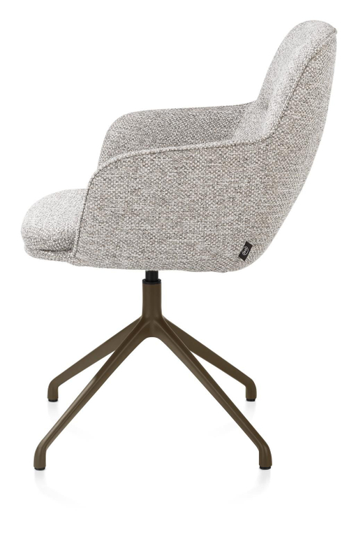 Henders & Hazel Armstoel Mateo Kiezel Draaibaar