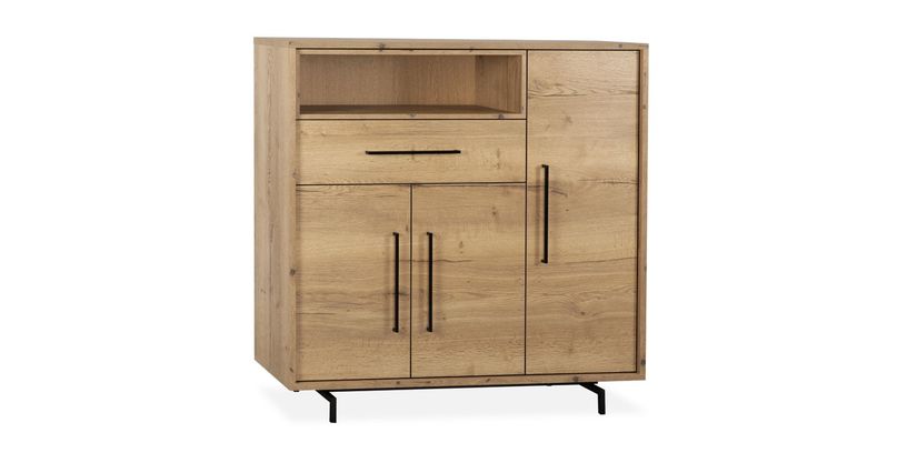 Wandkast Vallerio 3-Deurs/1 Open Vak