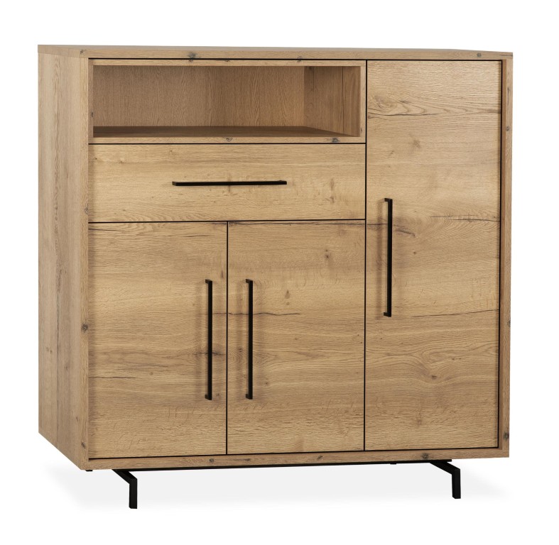 Wandkast Vallerio 3-Deurs/1 Open Vak