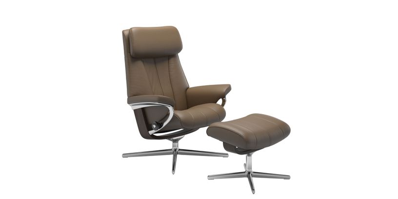 Stressless Fauteuil Paul M + Hocker Mole