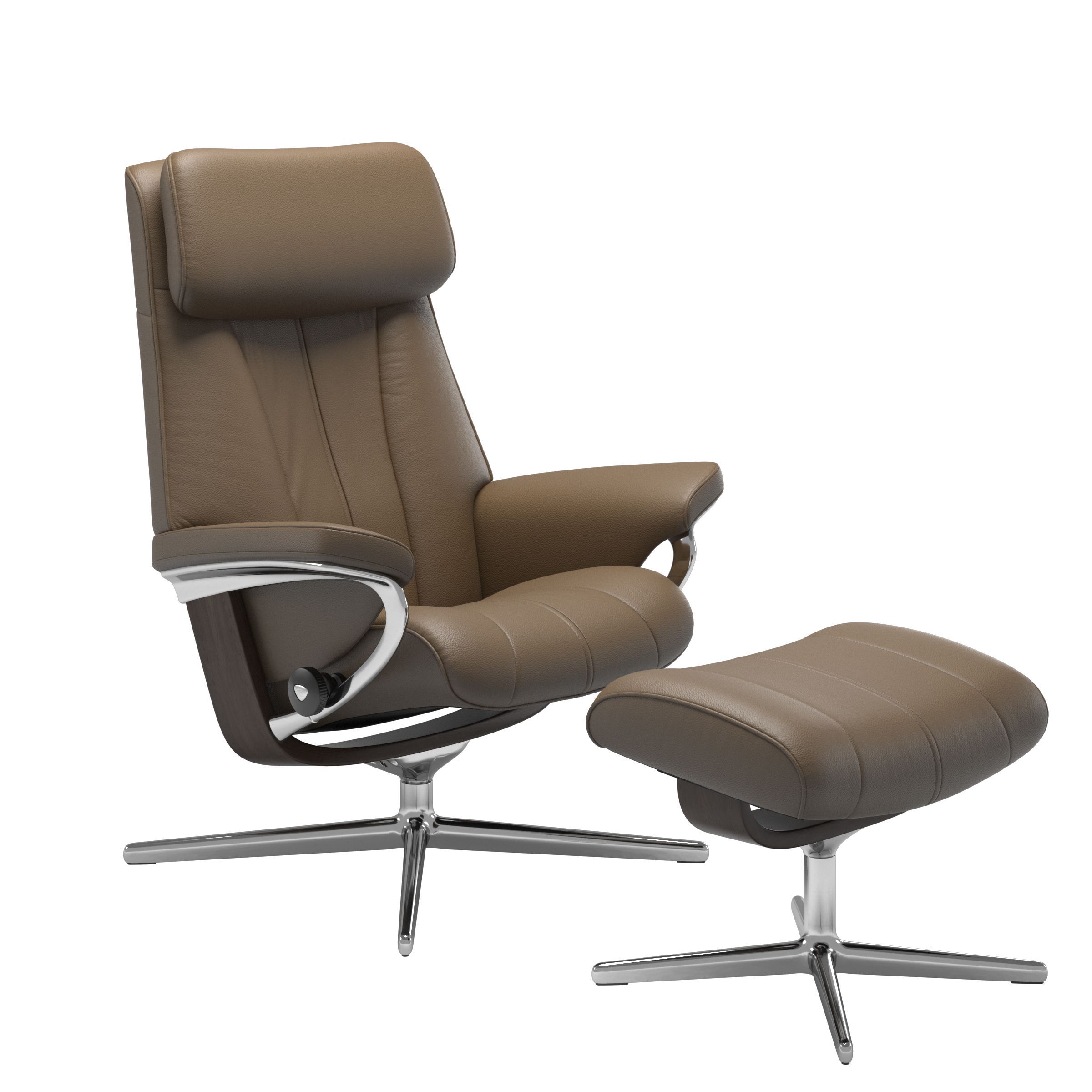 Stressless Fauteuil Paul M + Hocker Mole