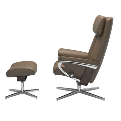 Stressless Fauteuil Paul M + Hocker Mole