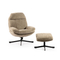 Feelings Relaxfauteuil Lenn Met Hocker Taupe