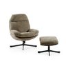Feelings Relaxfauteuil Lenn Met Hocker Bruin