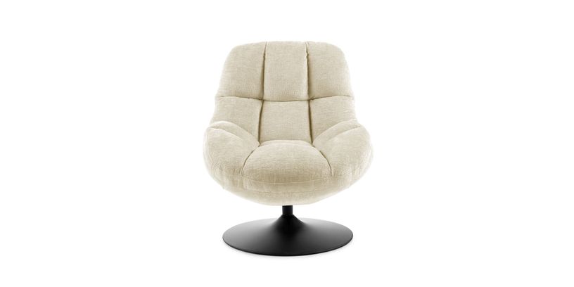 Feelings Draaifauteuil Luna White