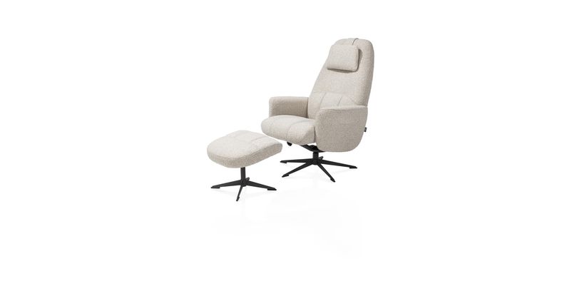 Henders & Hazel Relaxfauteuil Torino Incl. Hocker