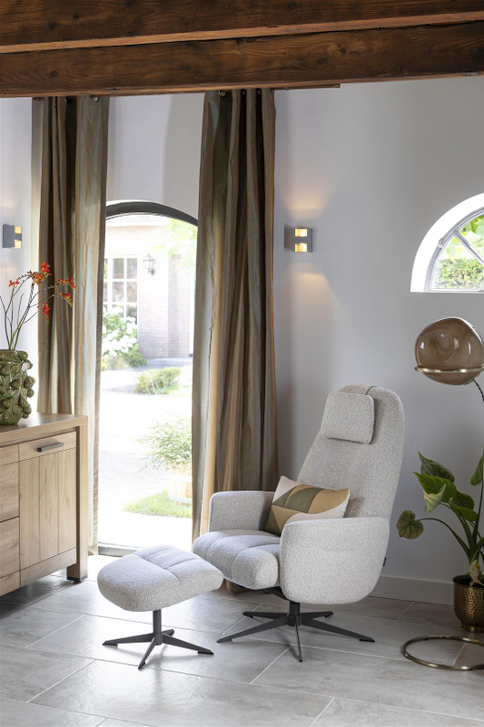 Henders & Hazel Relaxfauteuil Torino Incl. Hocker