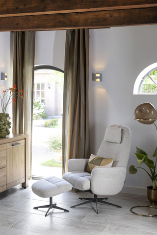 Henders & Hazel Relaxfauteuil Torino Incl. Hocker