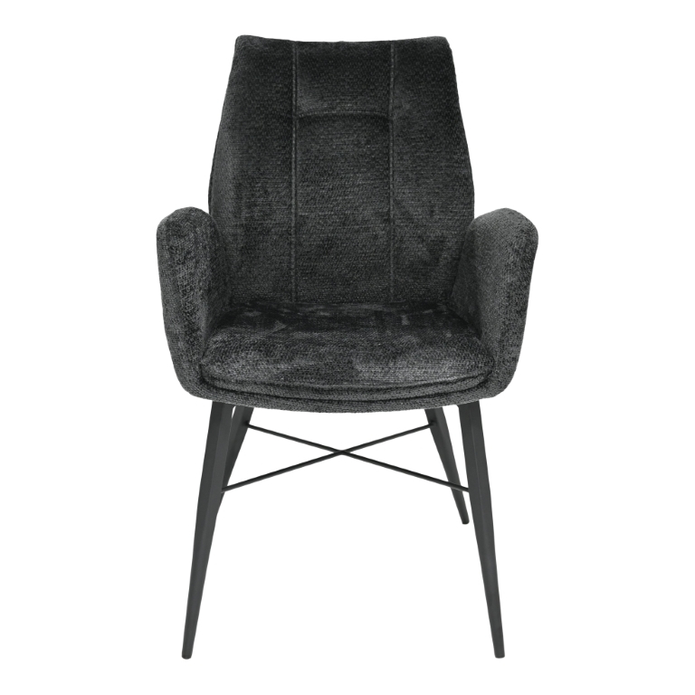 Armstoel Thomasi Antraciet