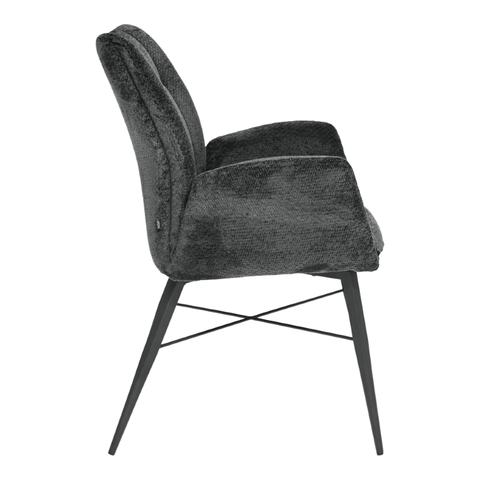 Armstoel Thomasi Antraciet