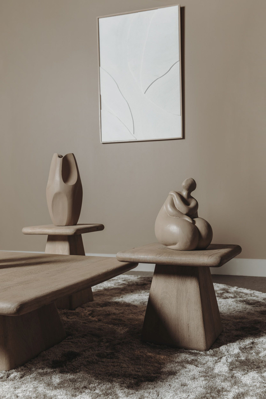 Bijzettafel Asti 60x60 Naturel