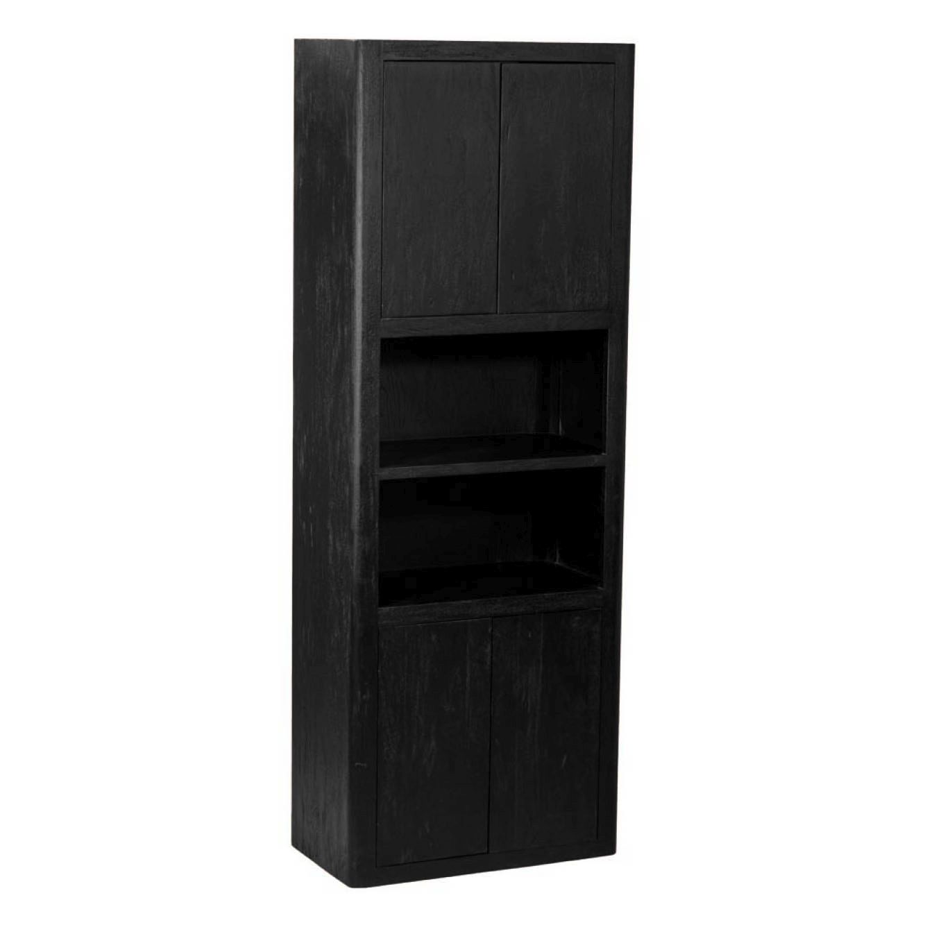 Bergkast Tenna 4-Deurs/2OV Zwart