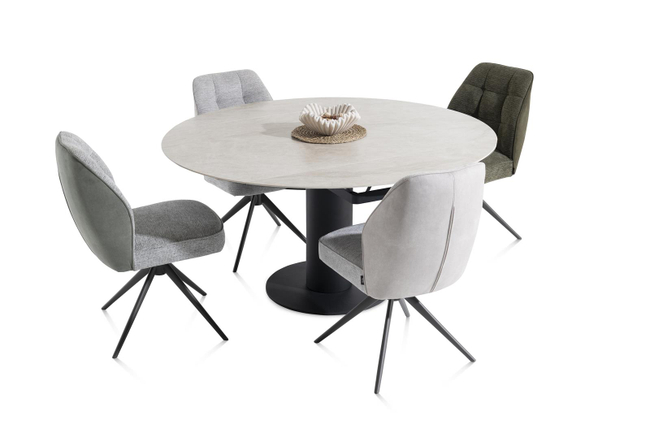 Henders & Hazel Uitschuiftafel Avellino Ø90