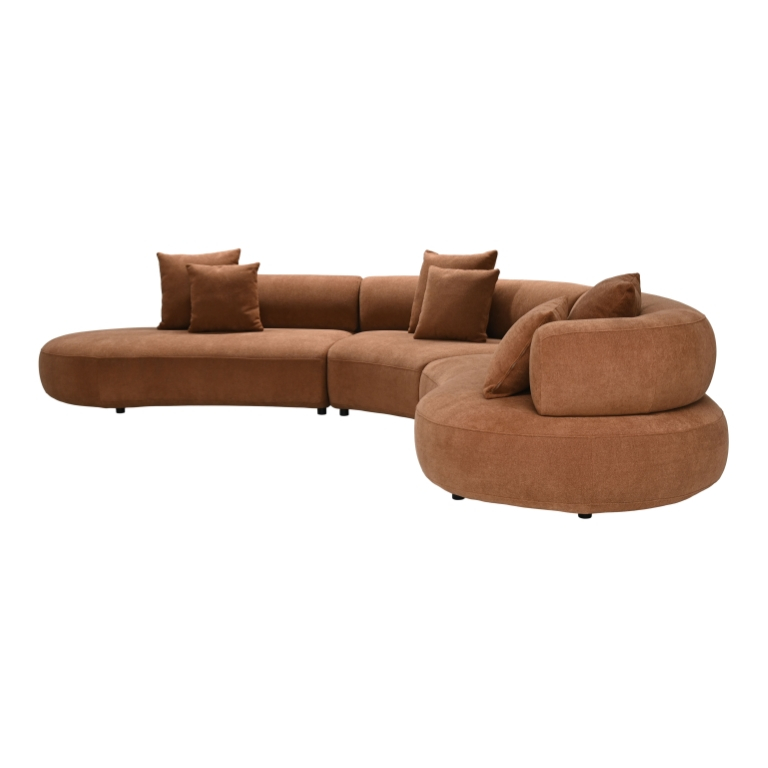 Hoekbank Rivallo Brique