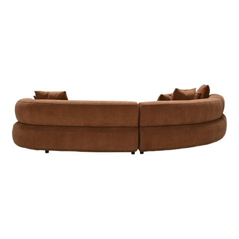 Hoekbank Rivallo Brique