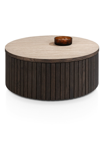 Henders & Hazel Salontafel Ravello Ø80 Basalt