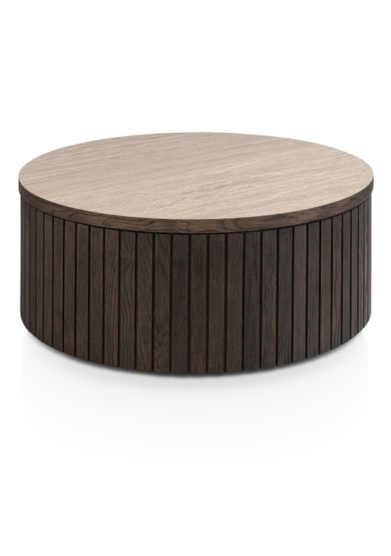 Henders & Hazel Salontafel Ravello Ø80 Basalt