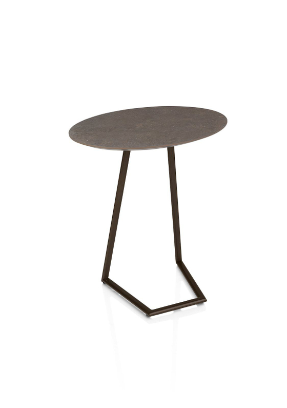 Xooon Bijzettafel Salutina Steelbrown