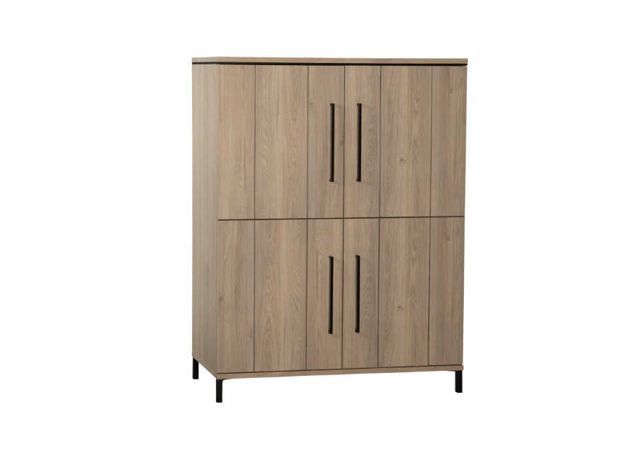 Wandkast Vecchio 4-Deurs Old Oak