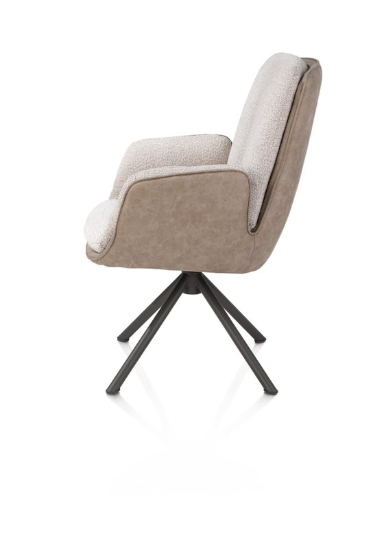 Henders & Hazel Armstoel Theros Draaibaar Beige