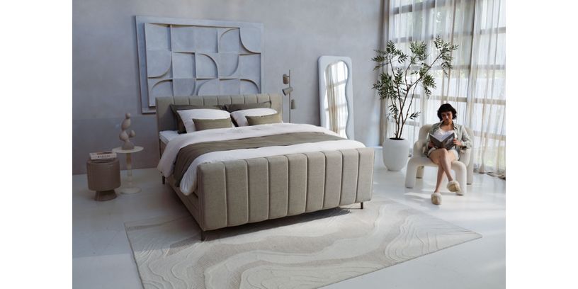 Ubica Boxspring Festen Modern Vlak