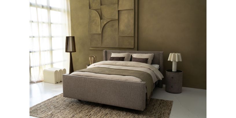 Ubica Boxspring Avenza Curve Elek. Verstelbaar