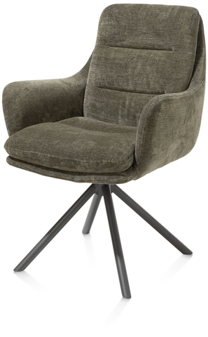 Henders & Hazel Armstoel Mia Donkergroen