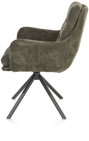 Henders & Hazel Armstoel Mia Donkergroen