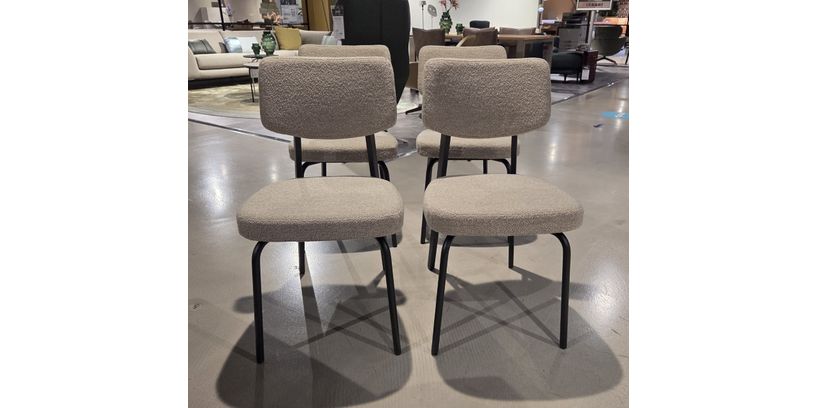 (Showroommodel) Qliv Stoel On-Top Beige Set/4