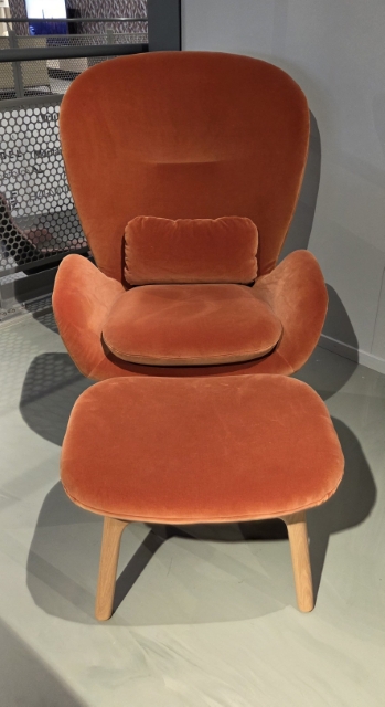 (Showmodel) Rolf Benz Fauteuil 594 + Hocker & Rugk