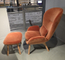 (Showmodel) Rolf Benz Fauteuil 594 + Hocker & Rugk