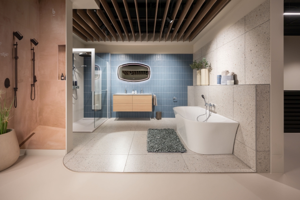 Badkamer Terrazzo Sky