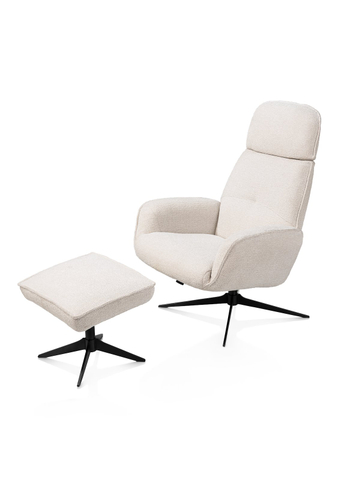 Xooon Draaifauteuil Bobbian Creme