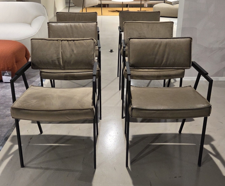 (Showroommodel) Qliv Armstoel Set/6