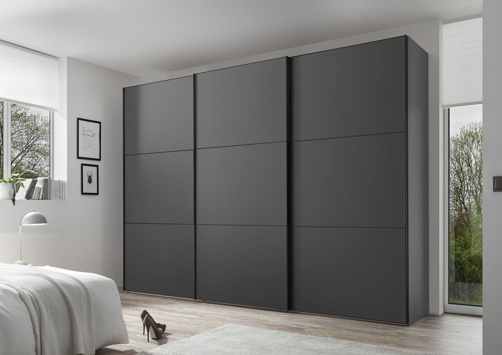 Zweefdeurkast All Inclusive Vulkan/Zwart