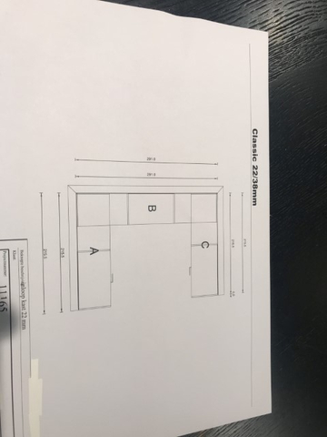 (Showroommodel) Noteborn Inloopkast 22MM