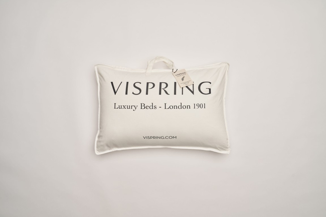 Vispring Hoofdkussen Europese Eendenveren 50x75