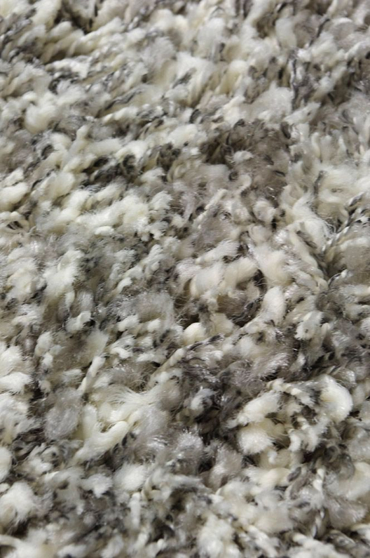 Vloerkleed Twilight zilver/wit mix 160x160