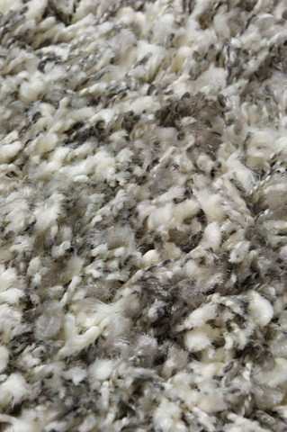 Vloerkleed Twilight zilver/wit mix 160x160