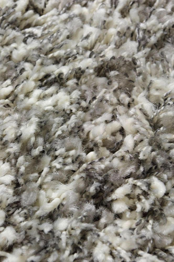 Vloerkleed Twilight zilver/wit mix 160x160