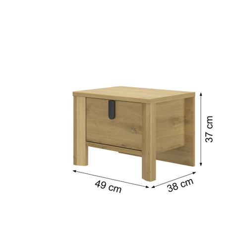 Gami Nachtkastje Lugano Artisan Eik