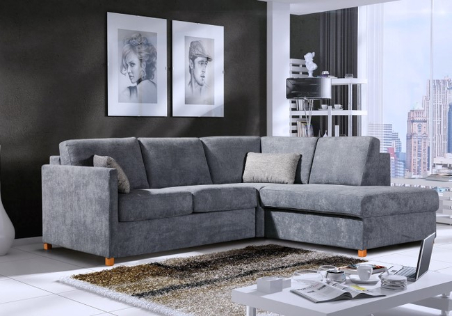 Slaapbank Cleo hoekopstelling compact