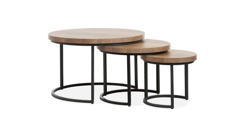 Salontafel Huxtel Old teak S/3