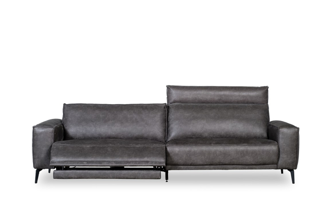 Bank Palmori 4-Zits Graphit Incl. Relax