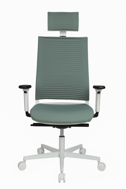 Topstar Bureaustoel Sitness Life 80 Wit/Grijsgroen