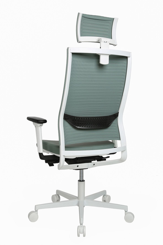 Topstar Bureaustoel Sitness Life 80 Wit/Grijsgroen