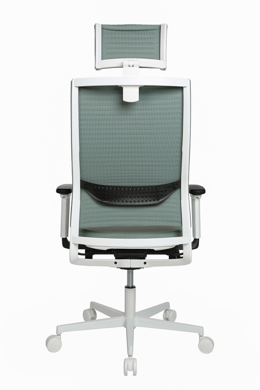 Topstar Bureaustoel Sitness Life 80 Wit/Grijsgroen