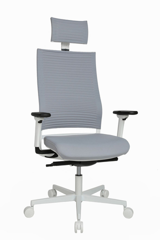 Topstar Bureaustoel Sitness Life 80 Wit/Grijs