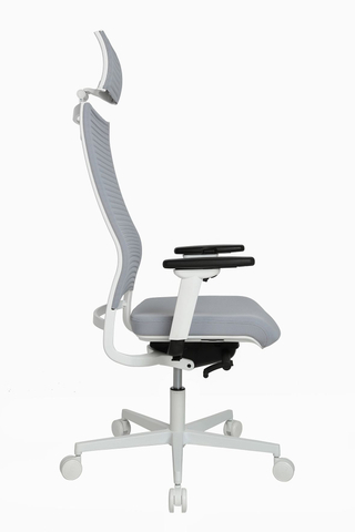 Topstar Bureaustoel Sitness Life 80 Wit/Grijs