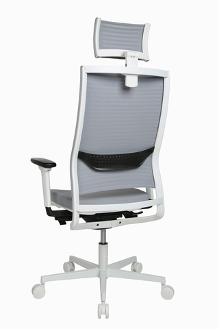 Topstar Bureaustoel Sitness Life 80 Wit/Grijs